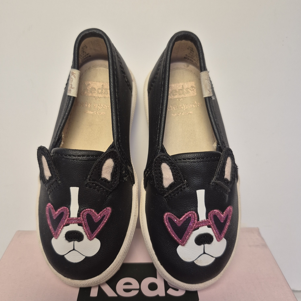 Keds X Kate Spade Girld Puppy Loafer Slip On Shoes-  Baby 6.5